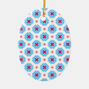 Bayrisch dezent ceramic tree decoration