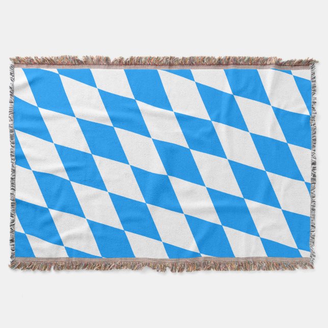 Bayrische Rauten Throw Blanket (Front)