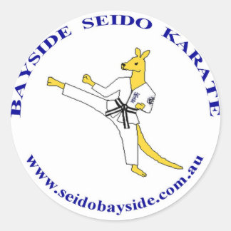 Bayside Kangaroo in Seido Gi Sticker