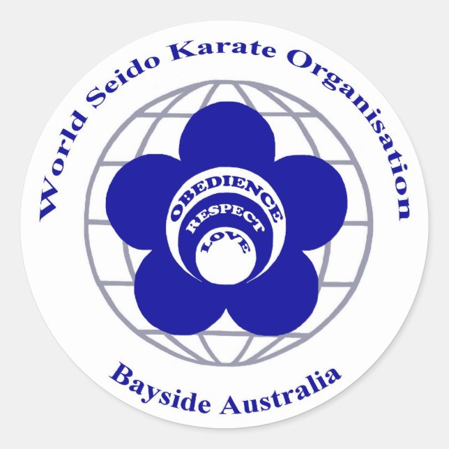 Bayside Seido Karate Sticker (Front)