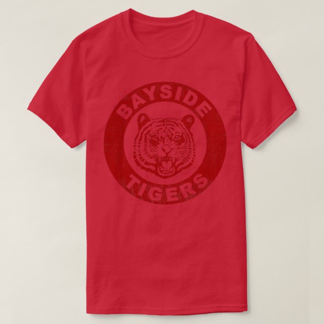 Bayside Tigers Worn T-Shirt (Design Front)