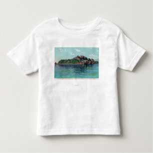 Bayview of Alcatraz Island and Prison Toddler T-Shirt