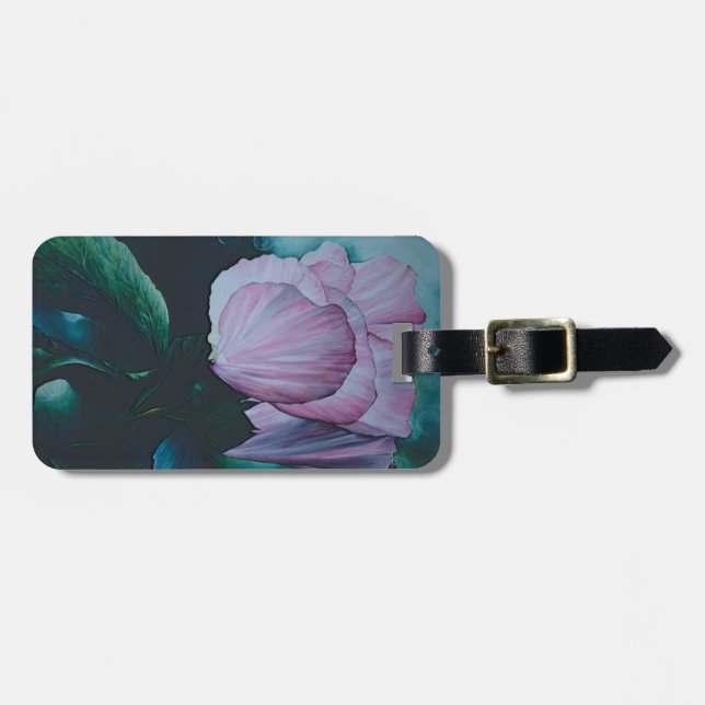 Bayville Blossem Luggage Tag (Front Horizontal)