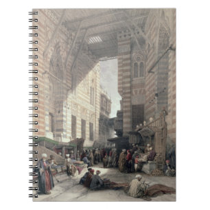 Bazaar of the Silk Merchants, Cairo, from "Egypt a Spiral Notebook