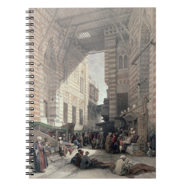 Bazaar of the Silk Merchants, Cairo, from "Egypt a Spiral Notebook (Front)