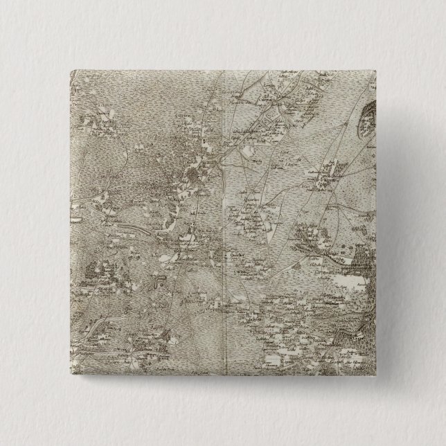 Bazas 15 Cm Square Badge (Front)