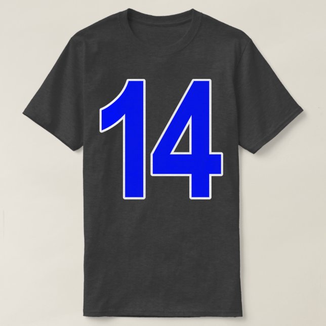 BAZOOKA  14 Jersey FrontBack Print T-Shirt (Design Front)
