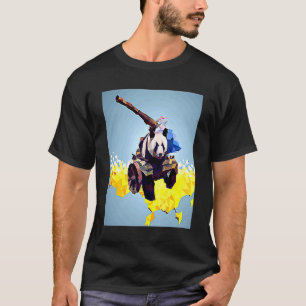 Bazooka Freedom Panda Sláva Ukrayíni T-Shirt