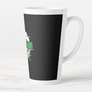 Bazooka Pug Funny Pug Dog Latte Mug