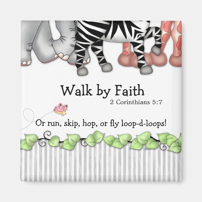 BaZooples "Walk by Faith" Magnet (Front)