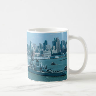 BB-61 "USS Iowa", New York Harbour, U.S.A. Coffee Mug