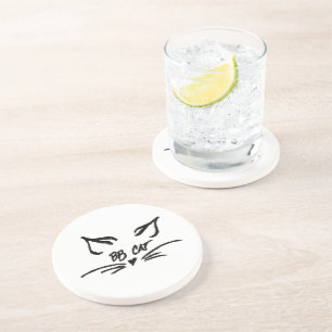 BB Cat Signature Coaster