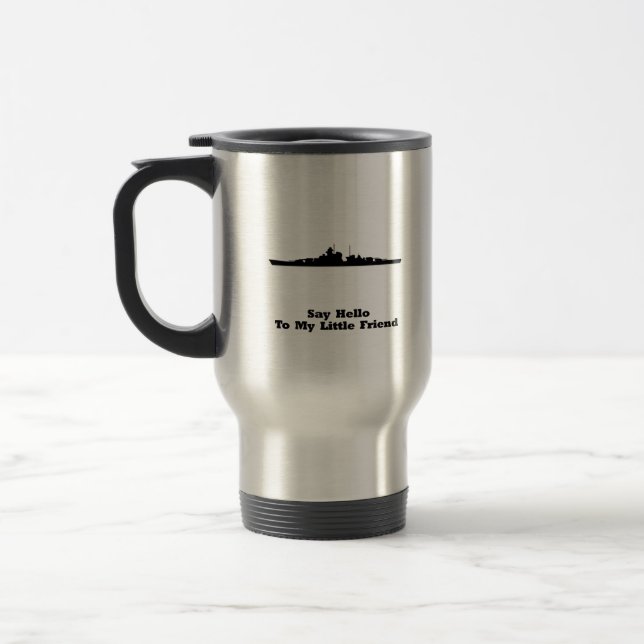 BB Say Hello Travel Mug (Left)