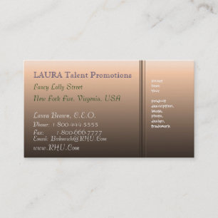 BBB - BAVERLY Brown Beauty 3 Business Card