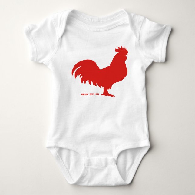 BBB Red Rooster Baby Bodysuit (Front)