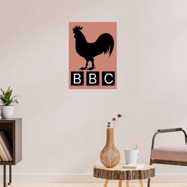 BBC - Big Black Cockerel Poster (Living Room 3)