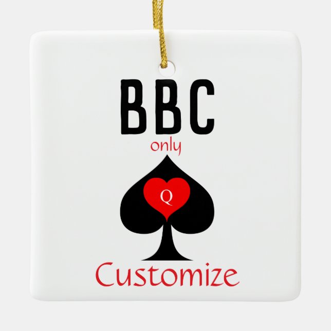 BBC Only Blade Spade Sign Thunder_Cove Ceramic Ornament (Front)