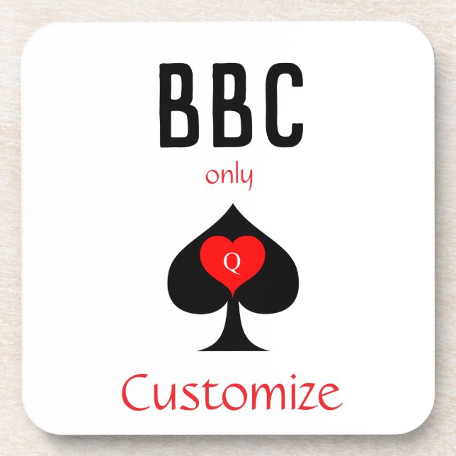 BBC Only Blade Spade Sign Thunder_Cove Coaster (Front)