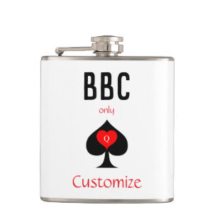 BBC Only Blade Spade Sign Thunder_Cove Hip Flask