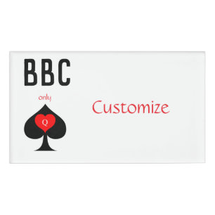 BBC Only Blade Spade Sign Thunder_Cove Name Tag