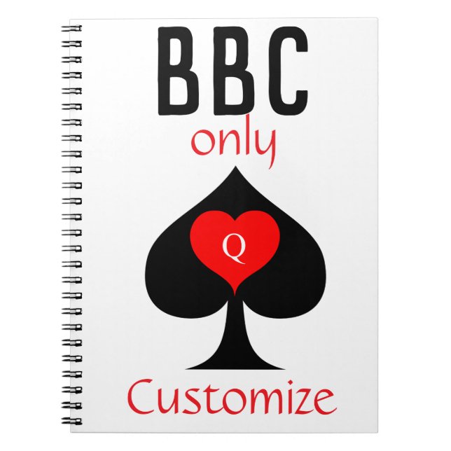 BBC Only Blade Spade Sign Thunder_Cove Notebook (Front)