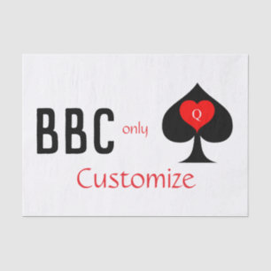 BBC Only Blade Spade Sign Thunder_Cove Tissue Paper