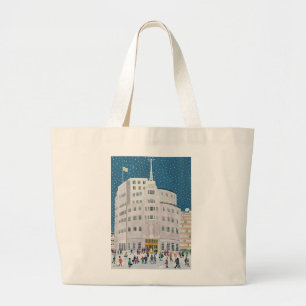 BBC's Broadcasting House Large Tote Bag