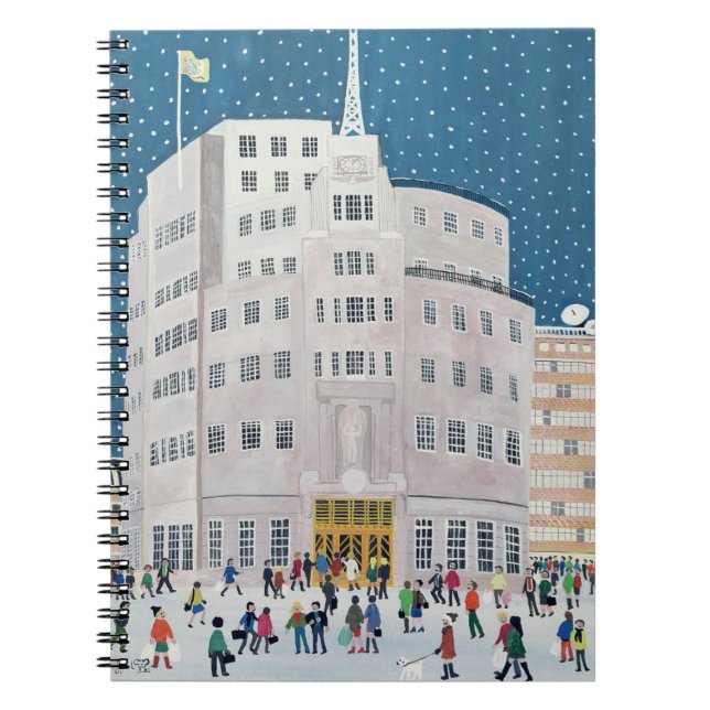 BBC's Broadcasting House Spiral Notebook (Front)
