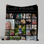 BBF Personalised 24 Photo Collage Fleece Blanket<br><div class="desc">This photo collage 'BEST FRIEND FOREVER' blanket has 24 photos, can be for him or her, is perfect for giving a a birthday, christmas gift or photo tribute keepsake. The keepsake blanket is easy to personalise and the font styles, size and font colour can be changed by clicking on the...</div>