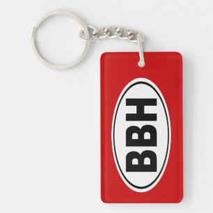 BBH Boothbay Harbour Maine Key Ring