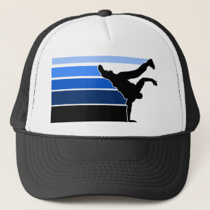 BBOY gradient blu blk hat