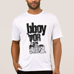 bboy or die with city background T-Shirt