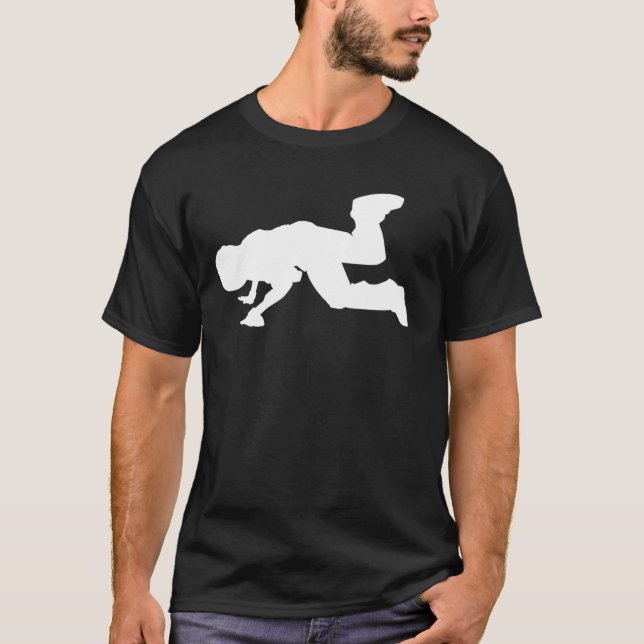 BBOY pose 2 wht T-Shirt (Front)