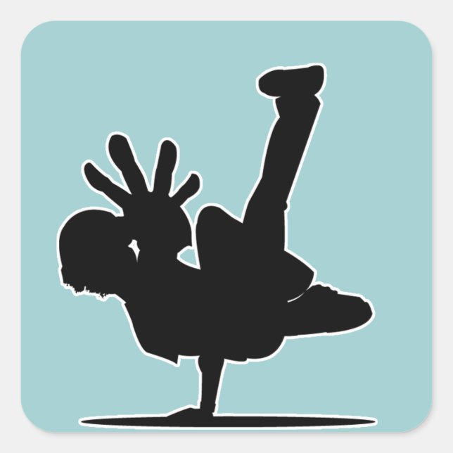 BBOY sticker lt blue (Front)
