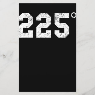 BBQ 225 Degrees Bbq Grilling Smoking Meat Stationery