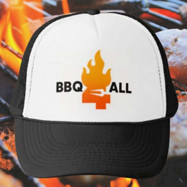 BBQ 4 ALL TRUCKER HAT (Creator Uploaded)