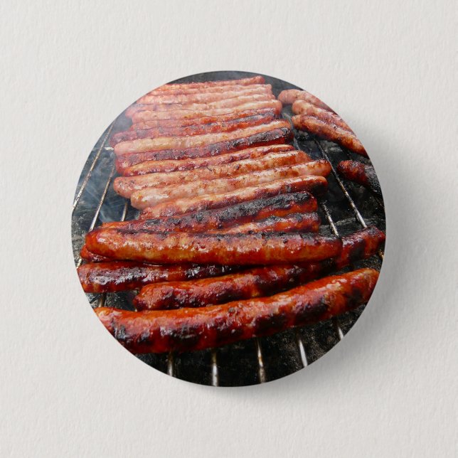 BBQ 6 CM ROUND BADGE (Front)