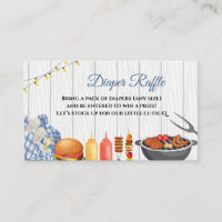 BBQ Baby Shower Diaper Raffle