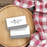 BBQ Baby Shower Diaper Raffle Vintage Grey Plaid Enclosure Card<br><div class="desc">BBQ Baby Shower diaper raffle enclosure card, in gender neutral grey and white. The design elements are perfect for a Bbq baby shower, backyard baby shower, outdoor picnic etc.. and you are welcome to edit the diaper raffle poem if you wish. This charming rustic design has vintage typography and traditional...</div>