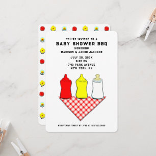 BBQ Baby Shower Invitation