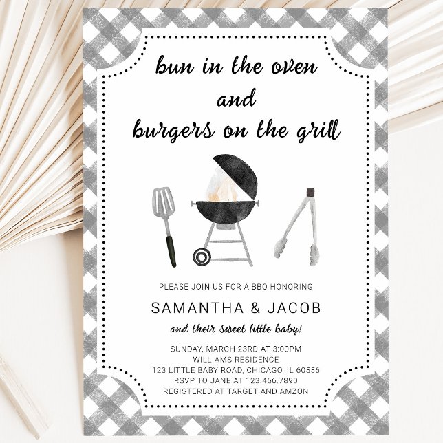 BBQ Baby Shower Invitation (Creator Uploaded)