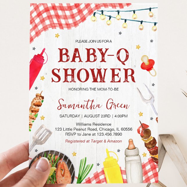 BBQ Baby Shower Invitation (Creator Uploaded)