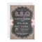 BBQ Baby Shower Invitation Baby Q Backyard Pink