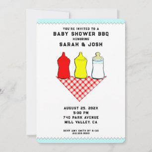 BBQ Baby Shower Invitations