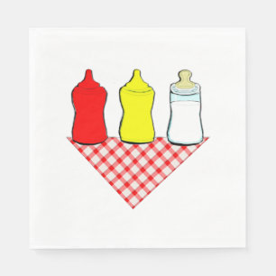 BBQ Baby Shower Napkin