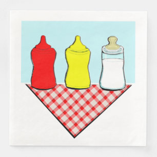 BBQ Baby Shower Napkin