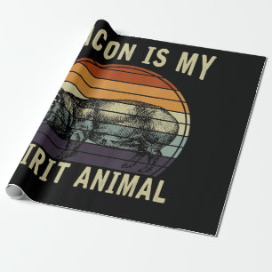 BBQ Bacon Is My Spirit Animal BBQ Wrapping Paper