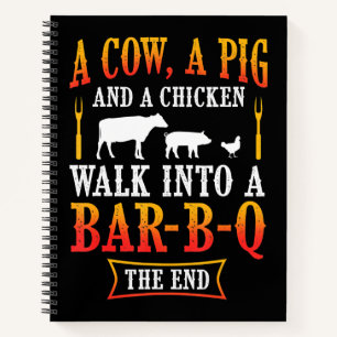 BBQ   Barbecue Bbq Joke Gift Grill Master Chef Notebook