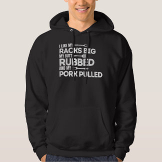 BBQ Barbecue Grilling Butt Rubbed Pork Pulled Pitm Hoodie