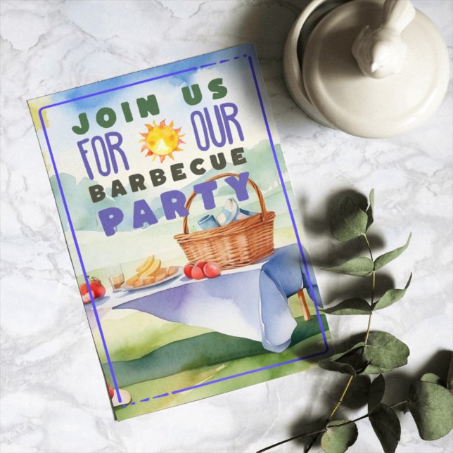 Bbq Barbecue Party Invitation (Creator Uploaded)